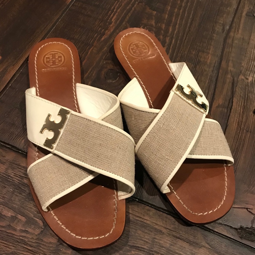 Tory Burch slides. Excellent condition
